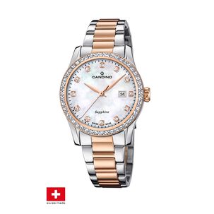 Reloj C4741/1 Candino Swiss Blanco N&aacute;car Mujer Couples Classic